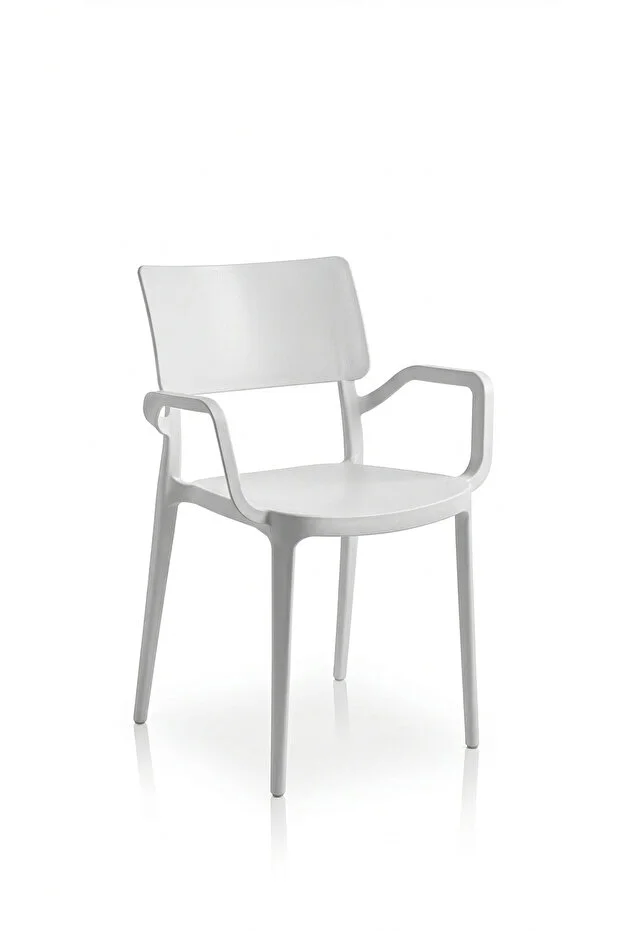 Zen 2 Kişilik Bistro Set 70x70 Sorty Masa 2 Adet Zen Kollu Koltuk Cafe Bahçe Balkon Mini Set